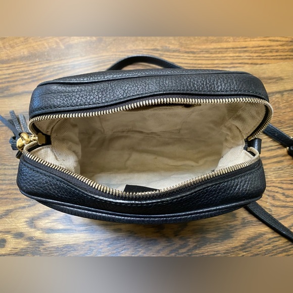 Gucci Soho Disco Leather Crossbody Shoulder Camera Bag - Picture 9 of 16